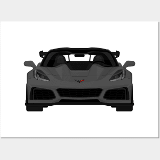 Z06 ZR1 DARK-GREY Posters and Art